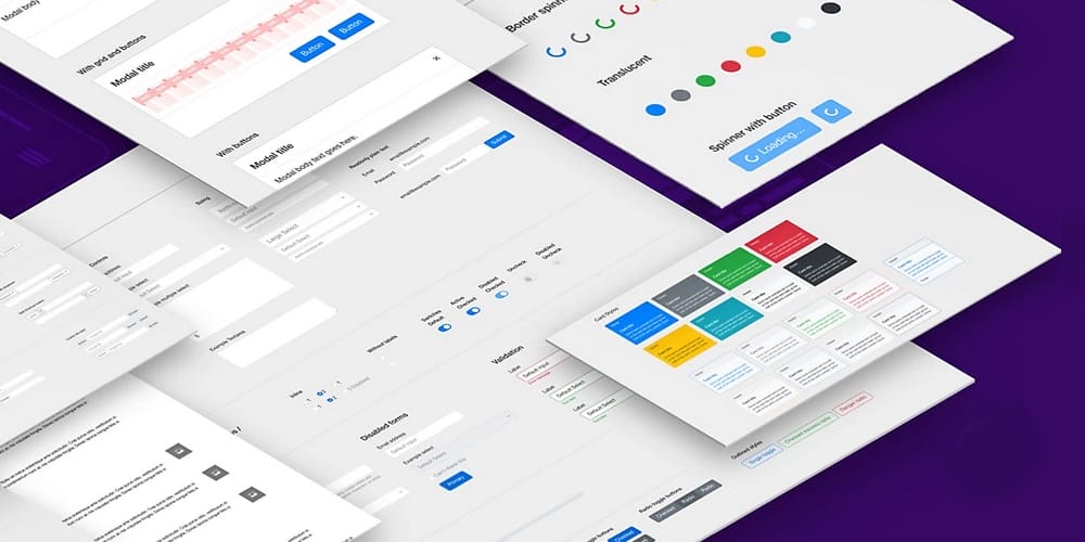 Bootstrap UI Kit for Adobe XD
