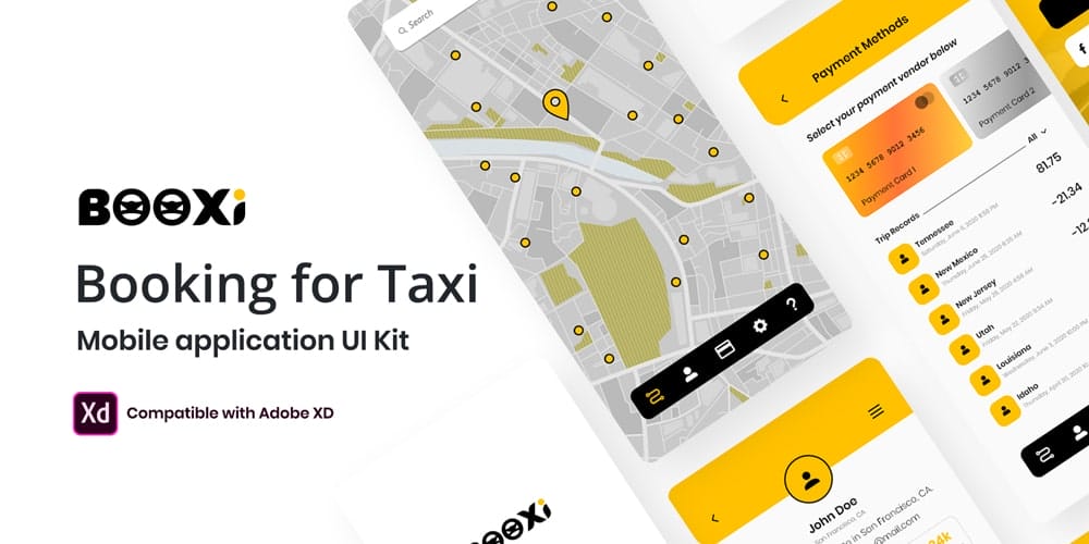 Booxi Booking for Taxi Mobile App