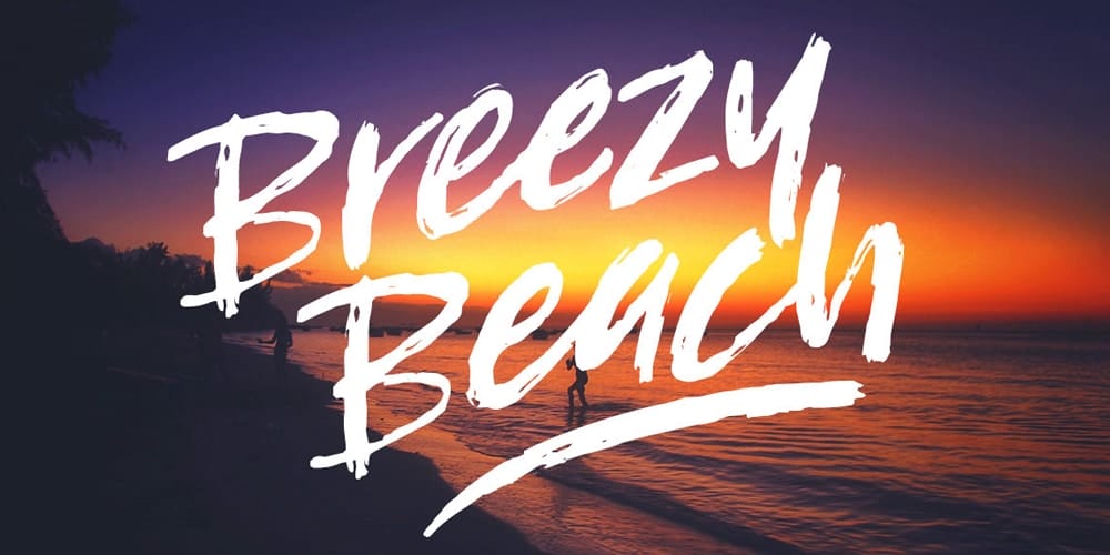 Breezy beach