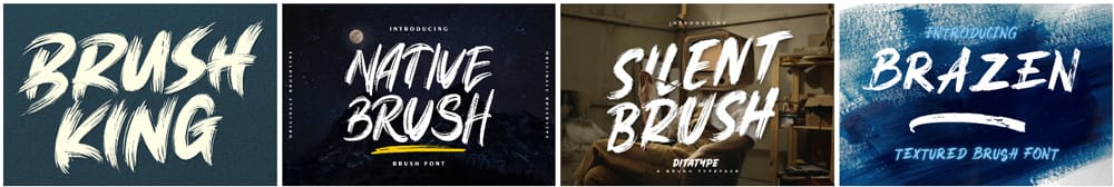 50 + Free Brush Fonts for Designers 2