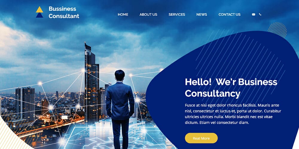 Business Consultant Website
