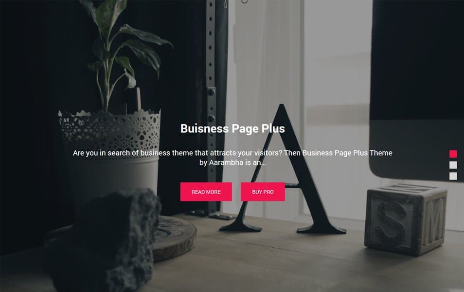 Business Page Responsive WordPress Theme