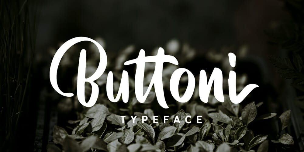 Buttoni Typeface