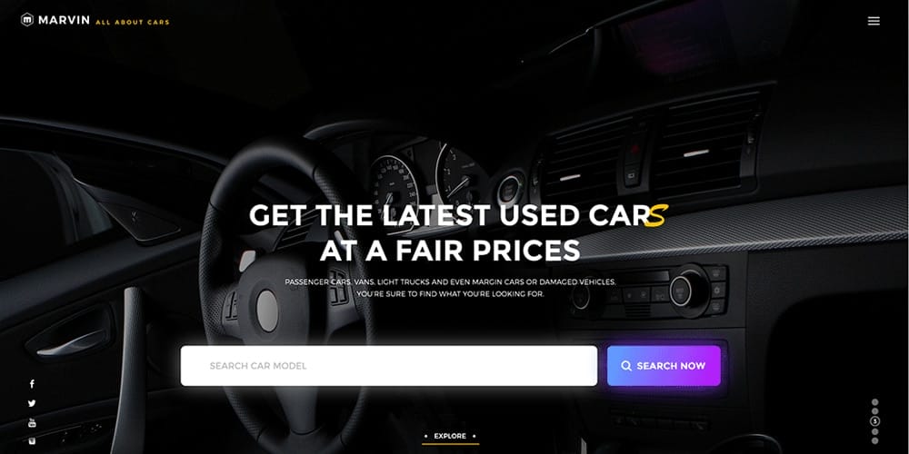 Car Auction Web Template