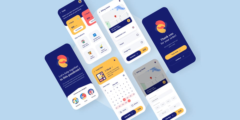 Charity app template