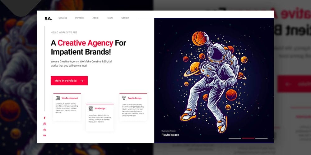 Creative Agency Website Template