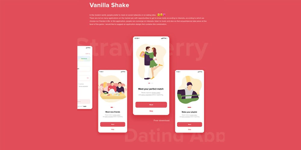Dating App UI