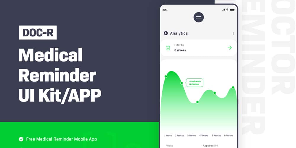 Doctor Medical Reminder UI Kit