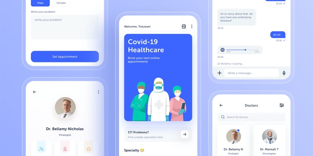 Doctors Appointment UI Kit