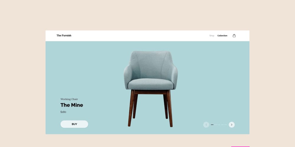 Ecommerce Furniture Store Website Design