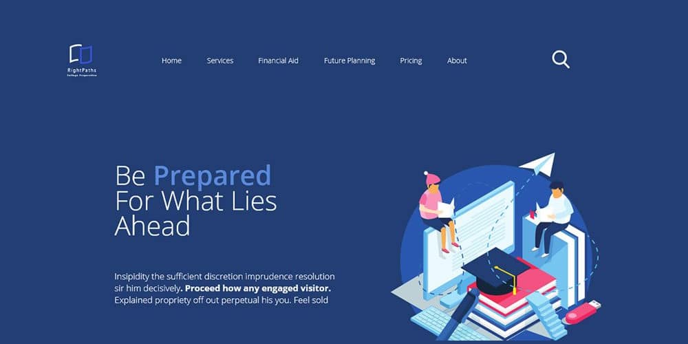 Educational Web Template