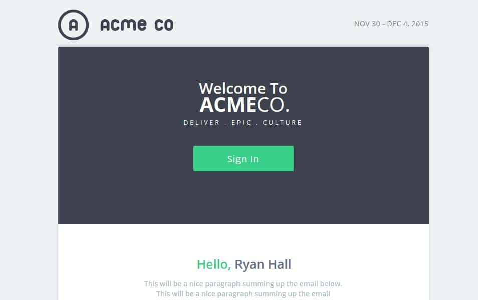 60+ Responsive HTML Email Newsletter Templates » CSS Author