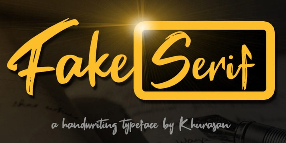 Fake Serif Font