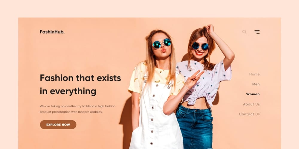Fashion Web Design Template