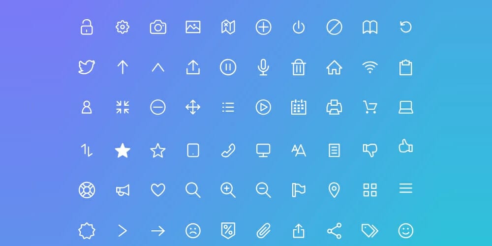 Flat icon for Adobe Xd