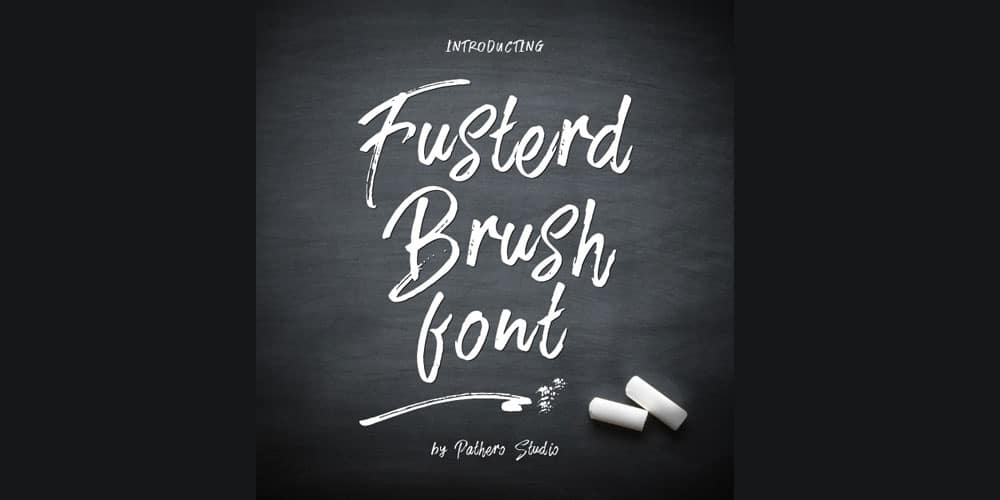 Free Fusterd Brush Font