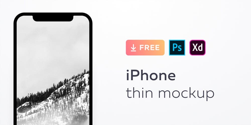 Free Mockup for iPhone X and XS