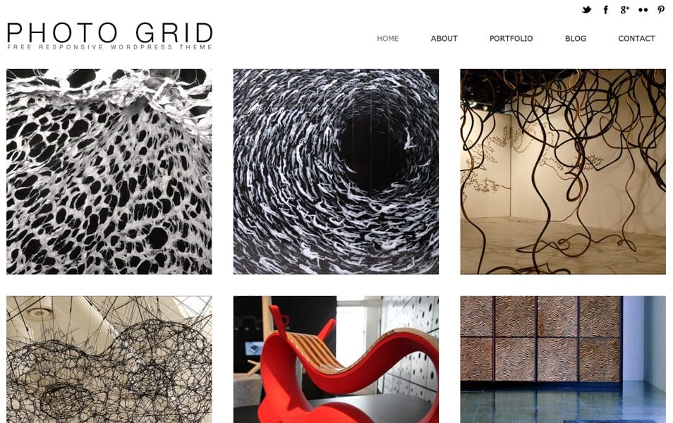 25+ Best Free Masonry Grid Style WordPress Themes 2022 18 Free Photo Grid Theme
