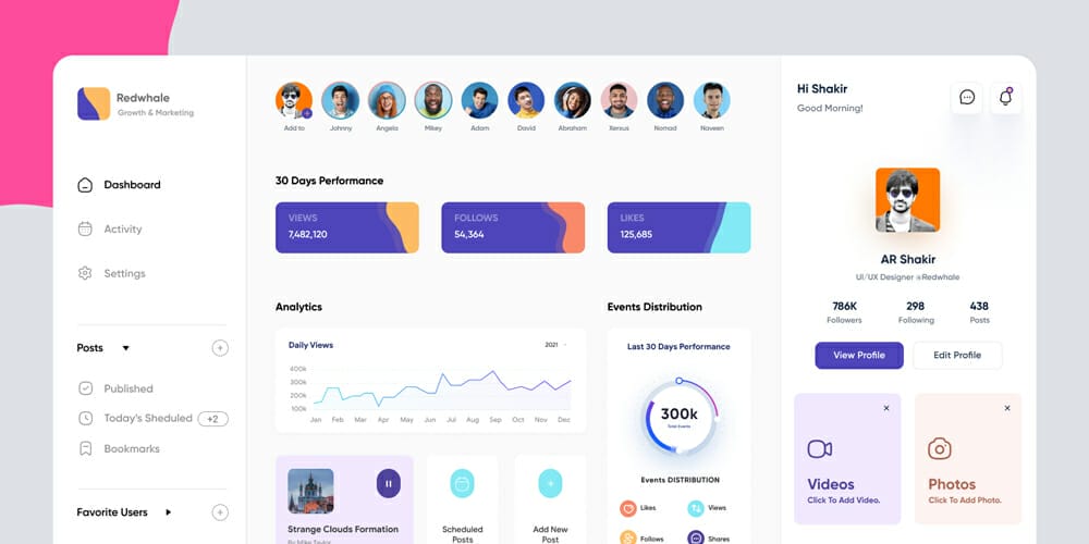 Freelancer Dashboard UI