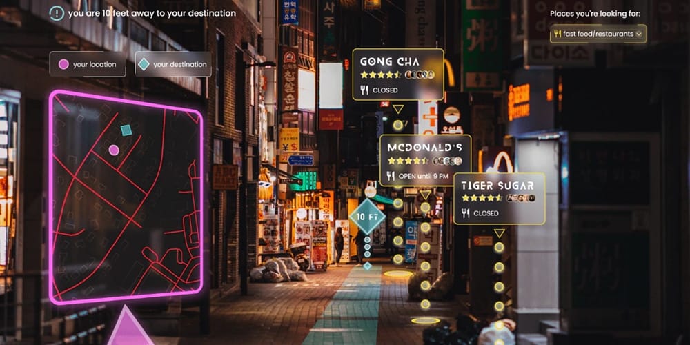 Futuristic AR UI Kit