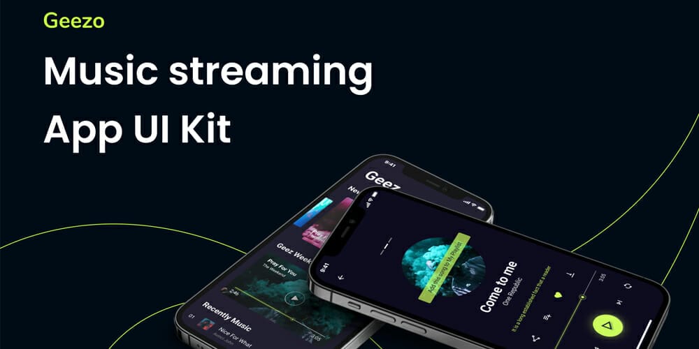 Geezo Music Streaming App UI Kit