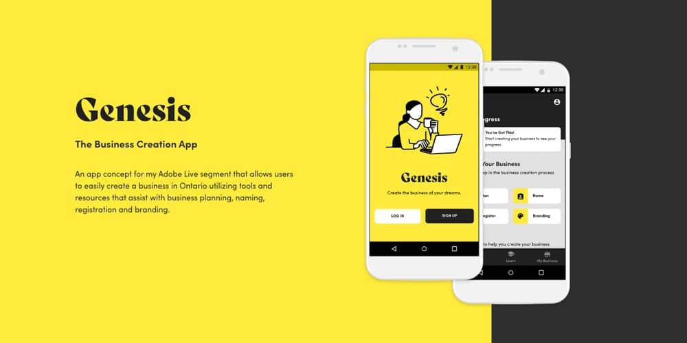 Genesis Business Creation App