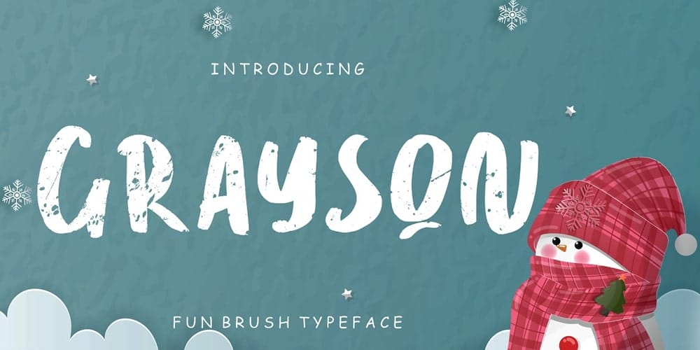 Grayson Fun Brush Typeface