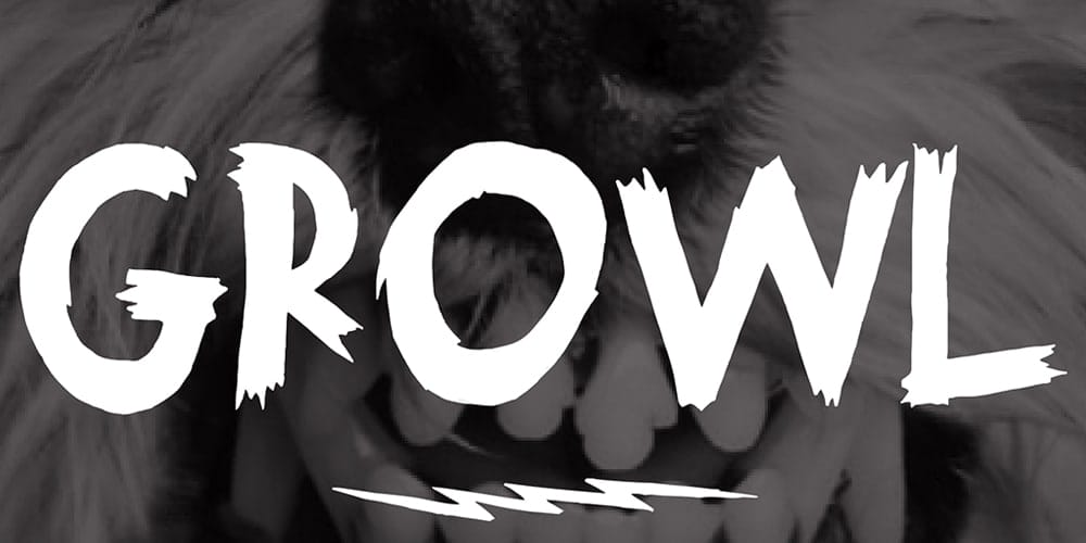 Growl Font