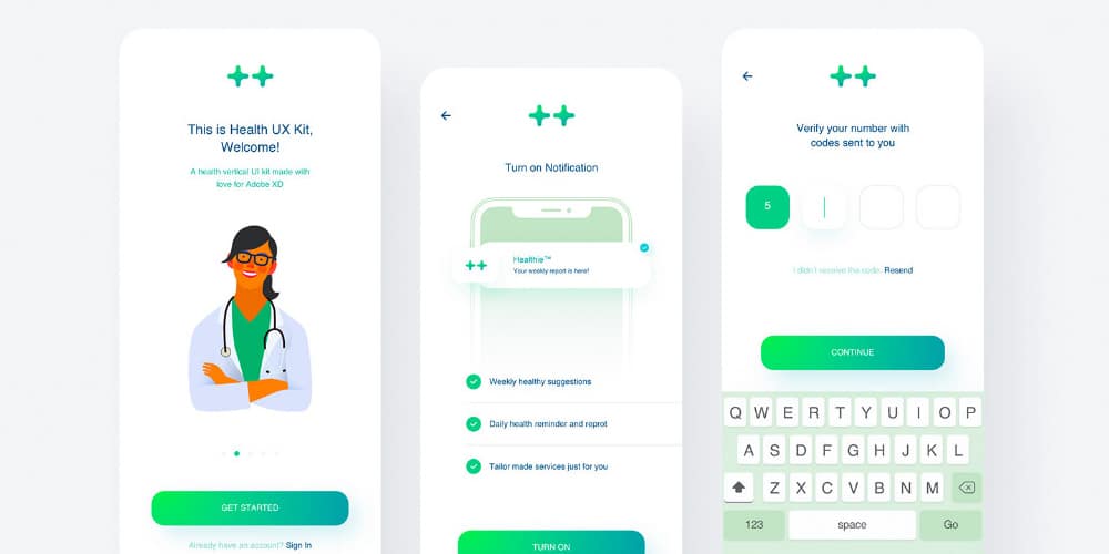 Health Industry Design System UI Kit