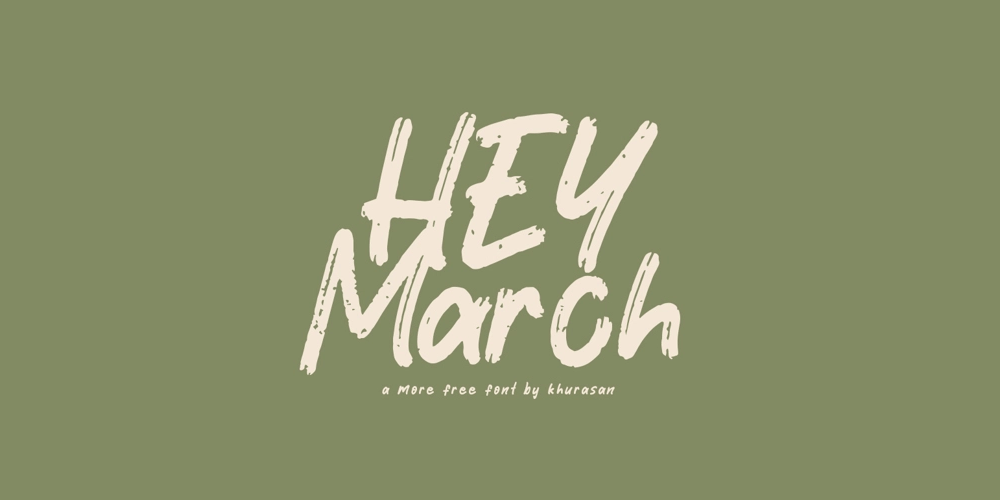 Hey March Font