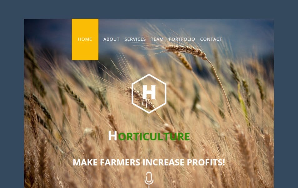 Horticulture a Newsletter Template
