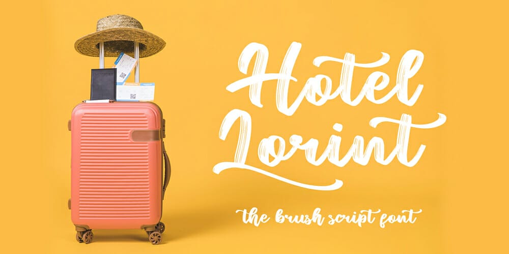 Hotel Lorint Brush Script Font