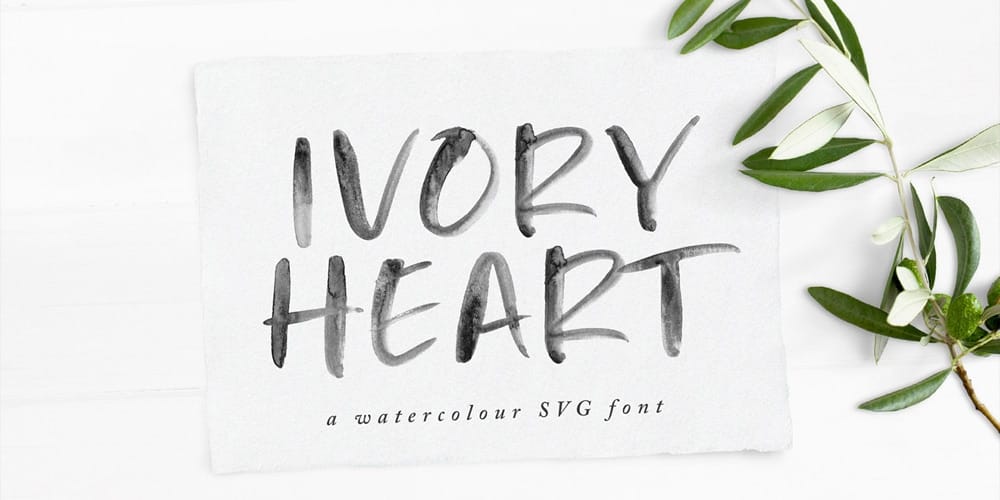 Ivory-Heart-Font