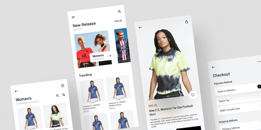 Jersey Shop UI Kit