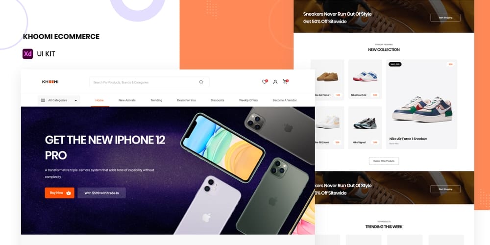 Khoomi Ecommerce UI Kit
