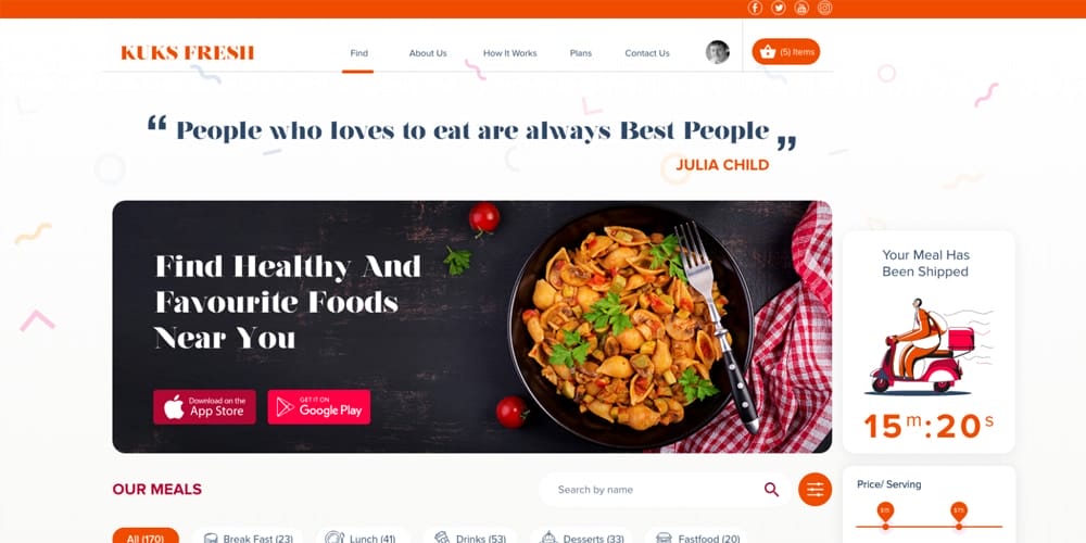 Kuk Fresh Dood Web Template