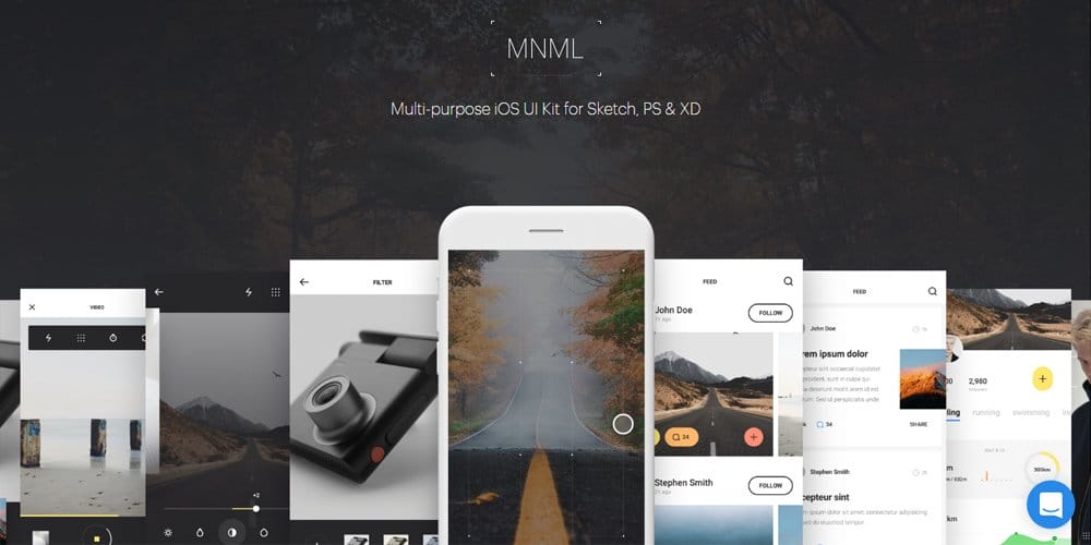 MNML Multi-purpose iOS UI Kit