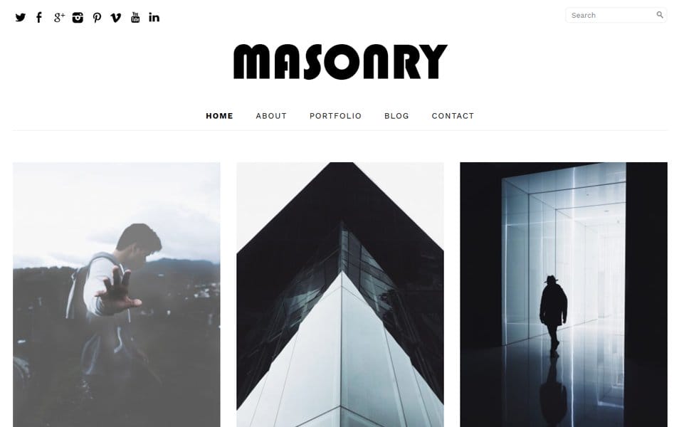 25+ Best Free Masonry Grid Style WordPress Themes 2022 16 Masonry