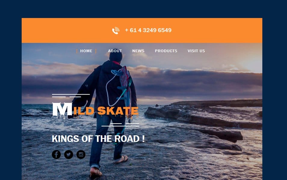 Mild Skate a Newsletter Template