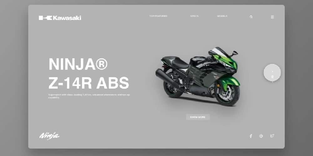 Motorbike Web Animation