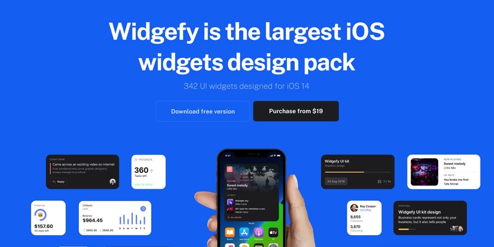 Multipurpose iOS Widgets