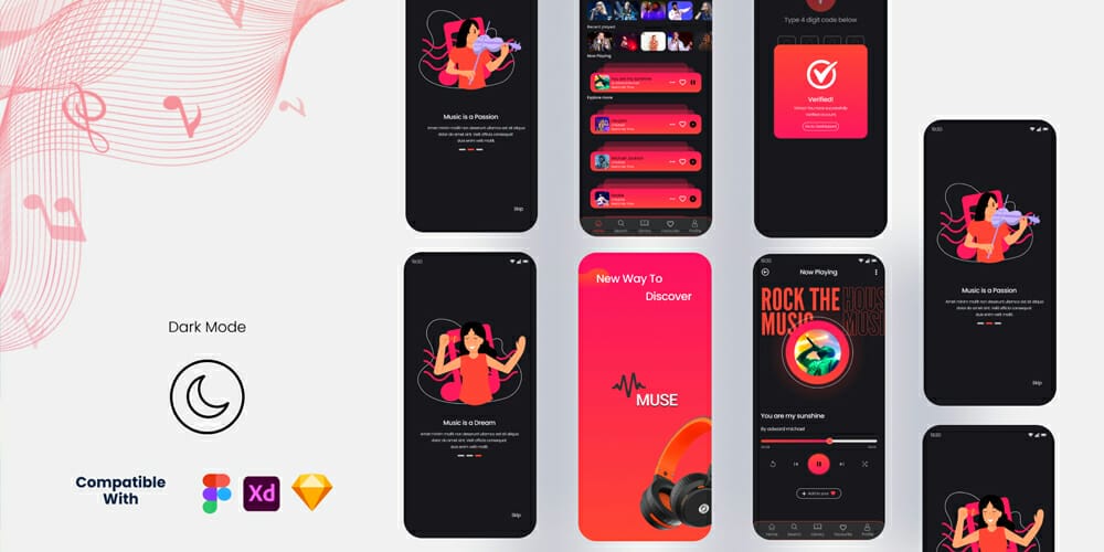 Music App UI Kit