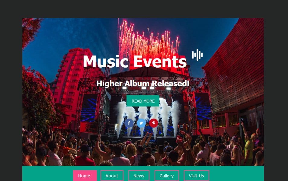 Music Events Template a News Letter Template
