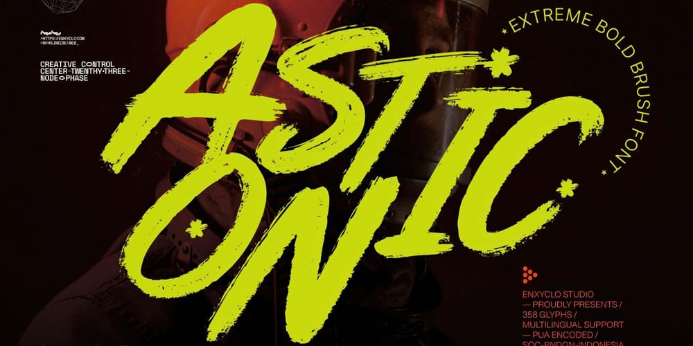 NCL Astonic Dry Brush Font