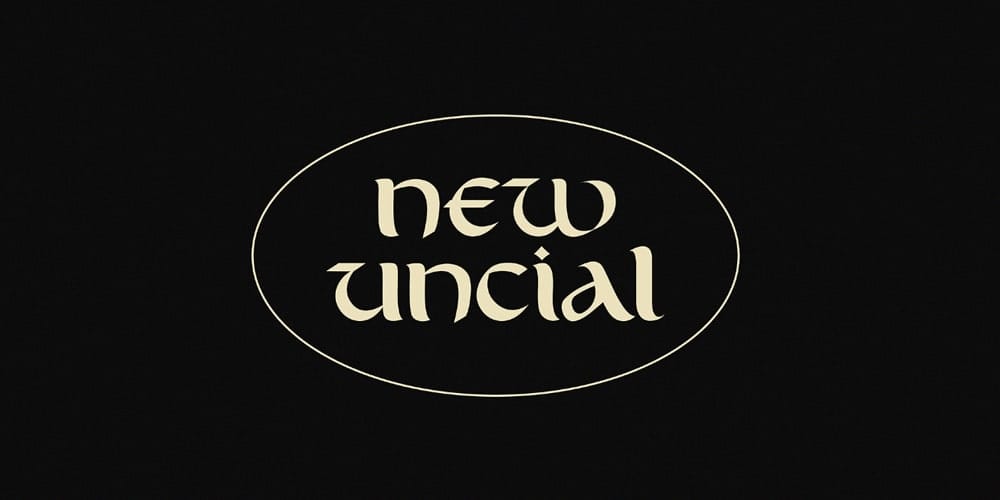 New Uncial Display Font