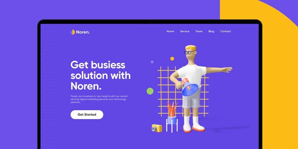 Noren Landing page