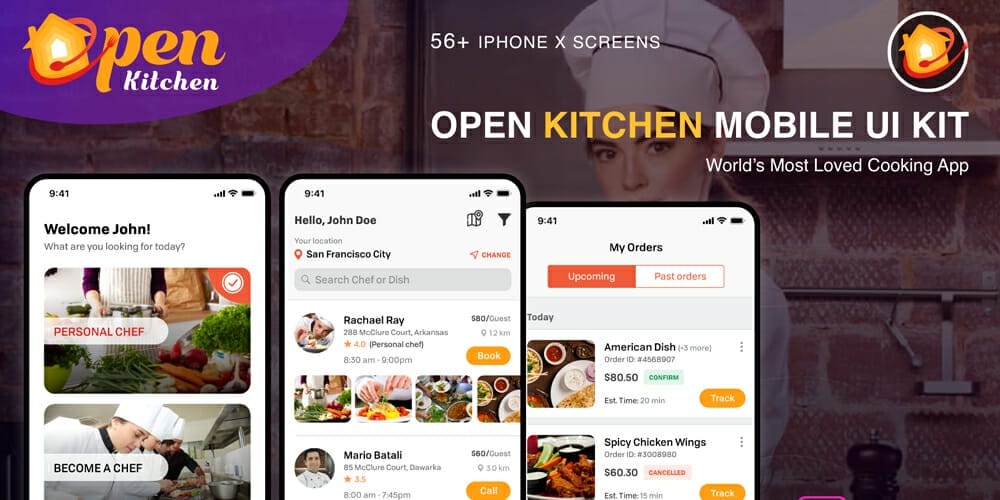Open Kitchen Mobile App