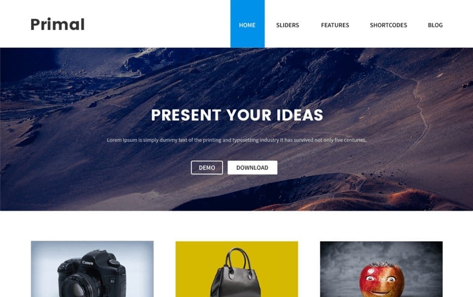 25+ Best Free Masonry Grid Style WordPress Themes 2022 20 Primal