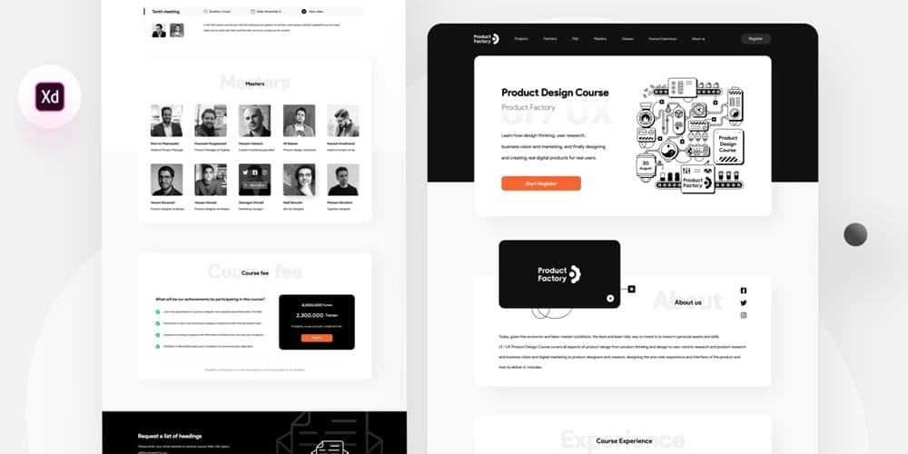 Product Factory Landing Template