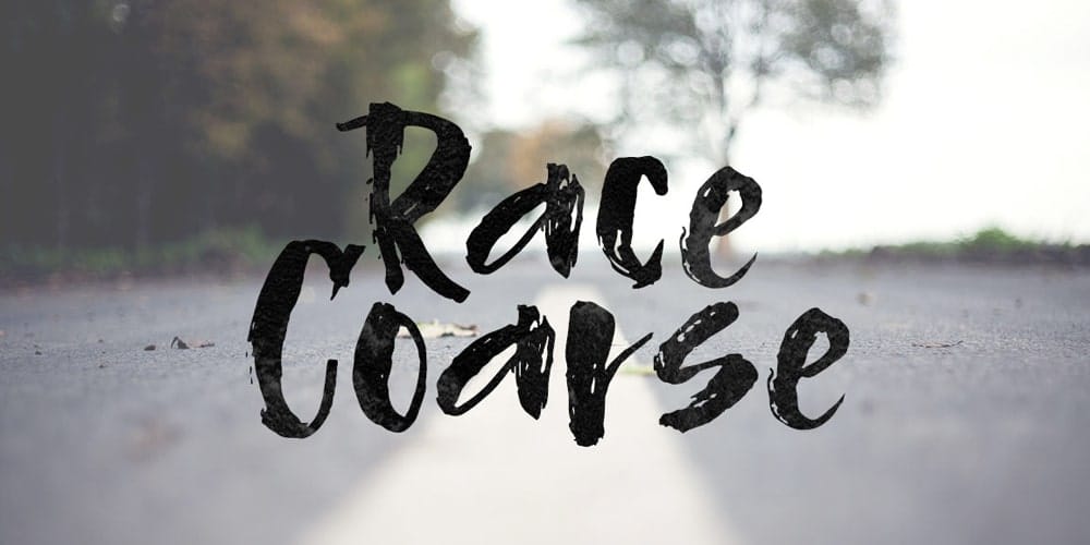 Race Coarse Ink Brush Font